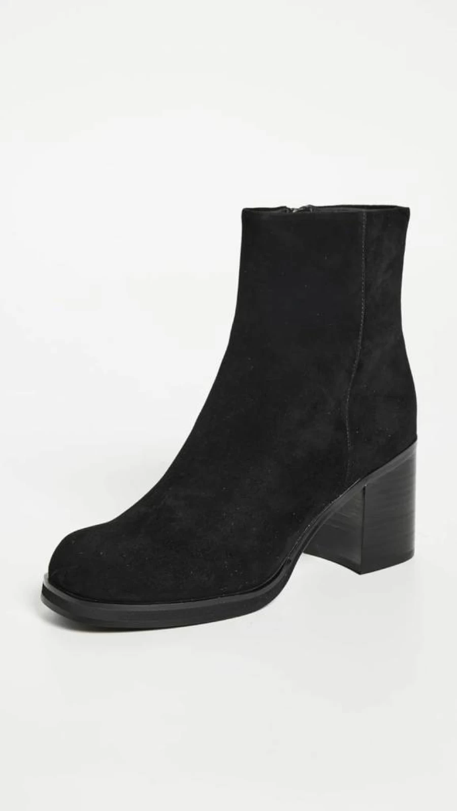 Black Suede Studio Women's Finley Suede Ankle Boots - Stylish & Comfortable