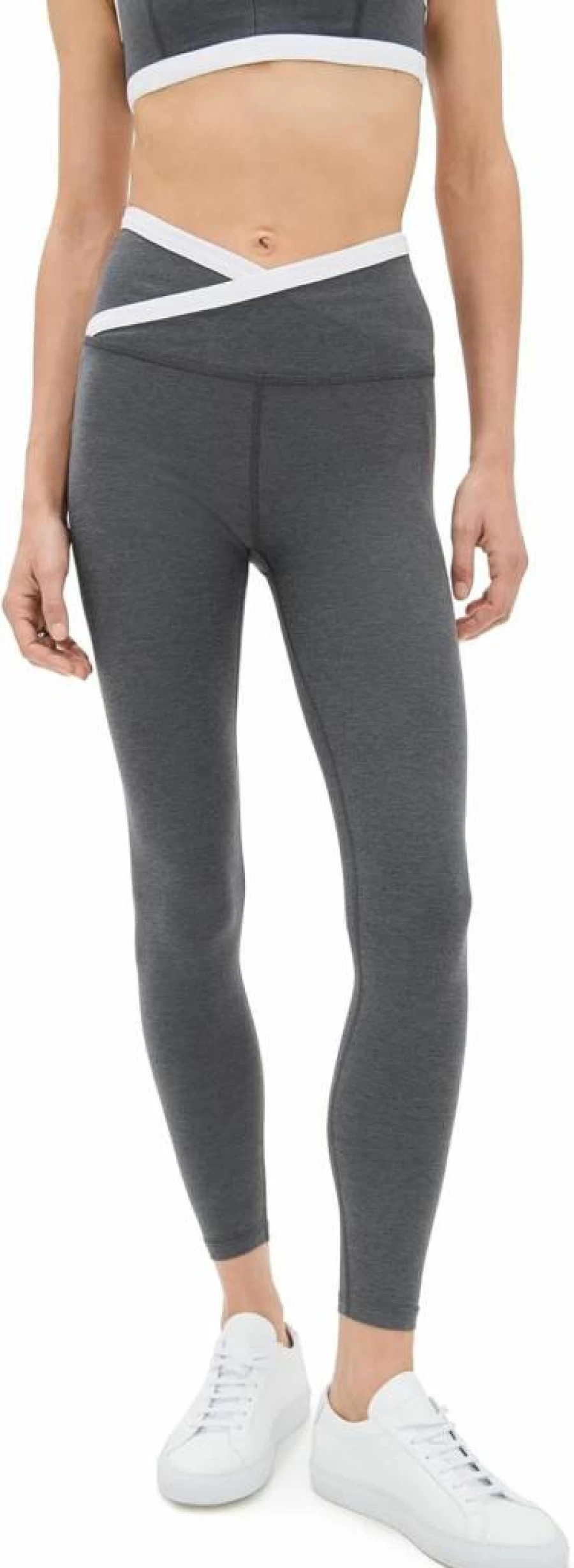 Beyond Yoga High Waisted Midi Leggings for Women - Soft Spacedye Comfort & Stylish Outline Design