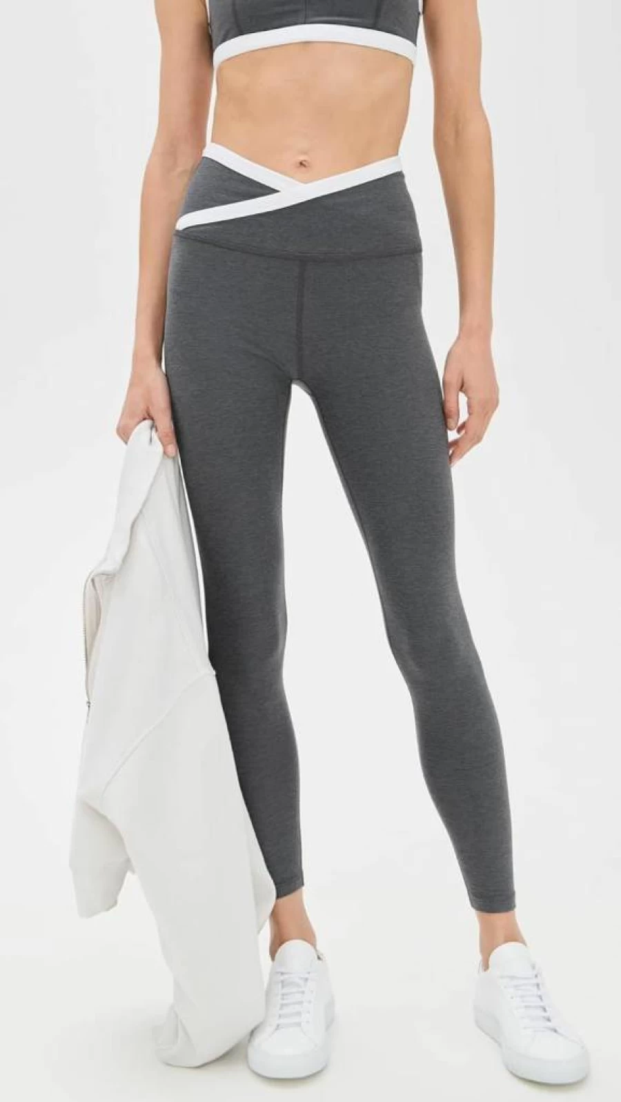 Beyond Yoga High Waisted Midi Leggings for Women - Soft Spacedye Comfort & Stylish Outline Design