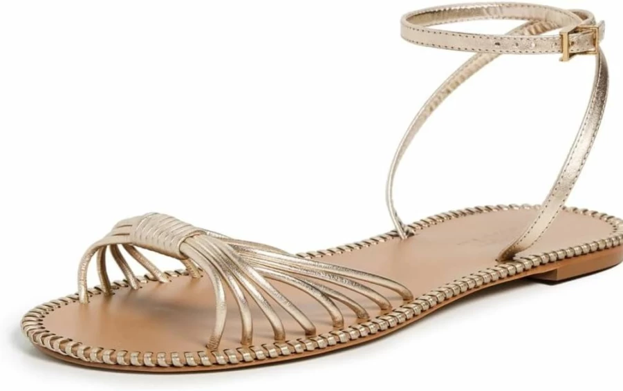 SCHUTZ Livia Women's Flat Sandals – Comfortable Summer Slide Shoes