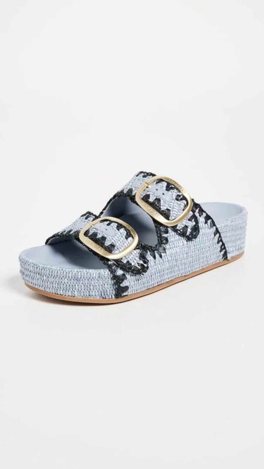 Loeffler Randall Women's Theo Two-Band Leather Sandals | Comfortable Summer Slide Sandals for Women