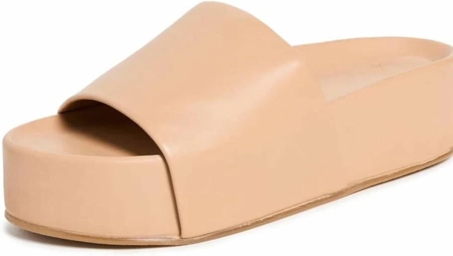 Beek Women's Albatross Platform Slide Sandals - Comfortable Summer Slides with Arch Support