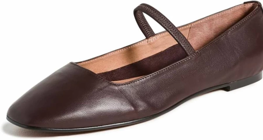 Madewell Women's Greta Ballet Flats - Comfortable Leather Loafers for Everyday Wear
