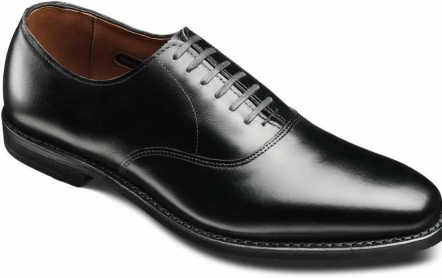 Allen Edmonds Men's Carlyle Oxford Shoes Patent Leather Lace-Up Dress Shoes Formal Business Attire