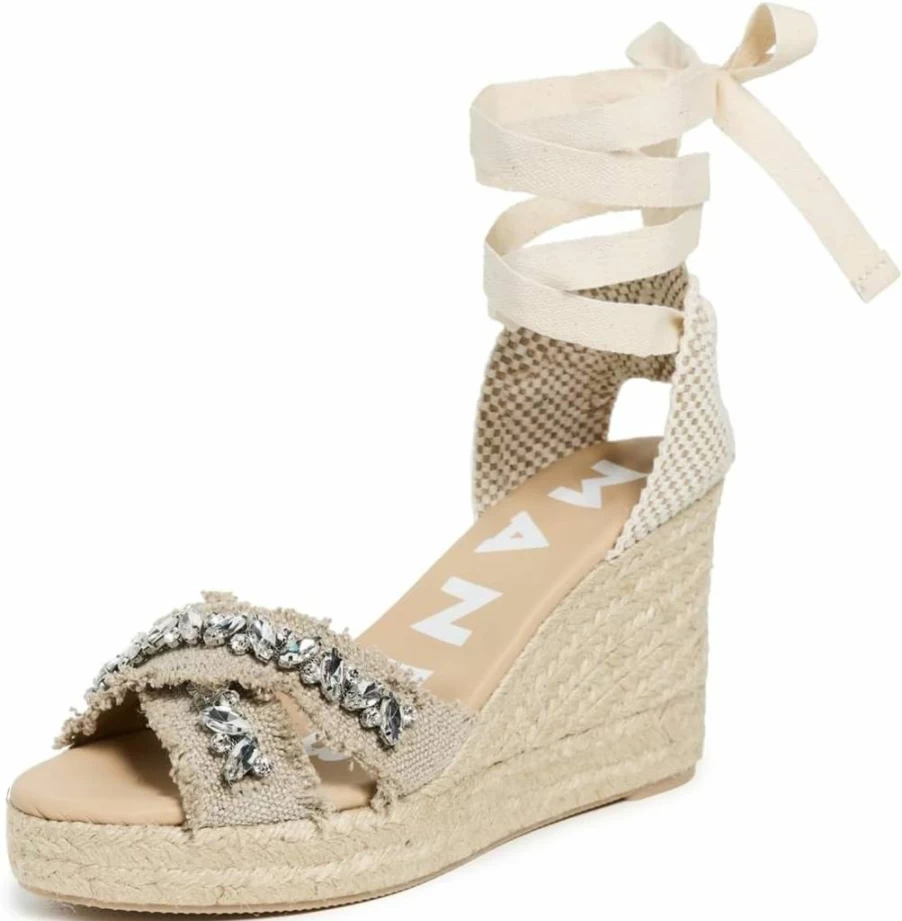 Manebi Women's Valencia Gem Wedge Sandals - Stylish Comfort for Every Occasion