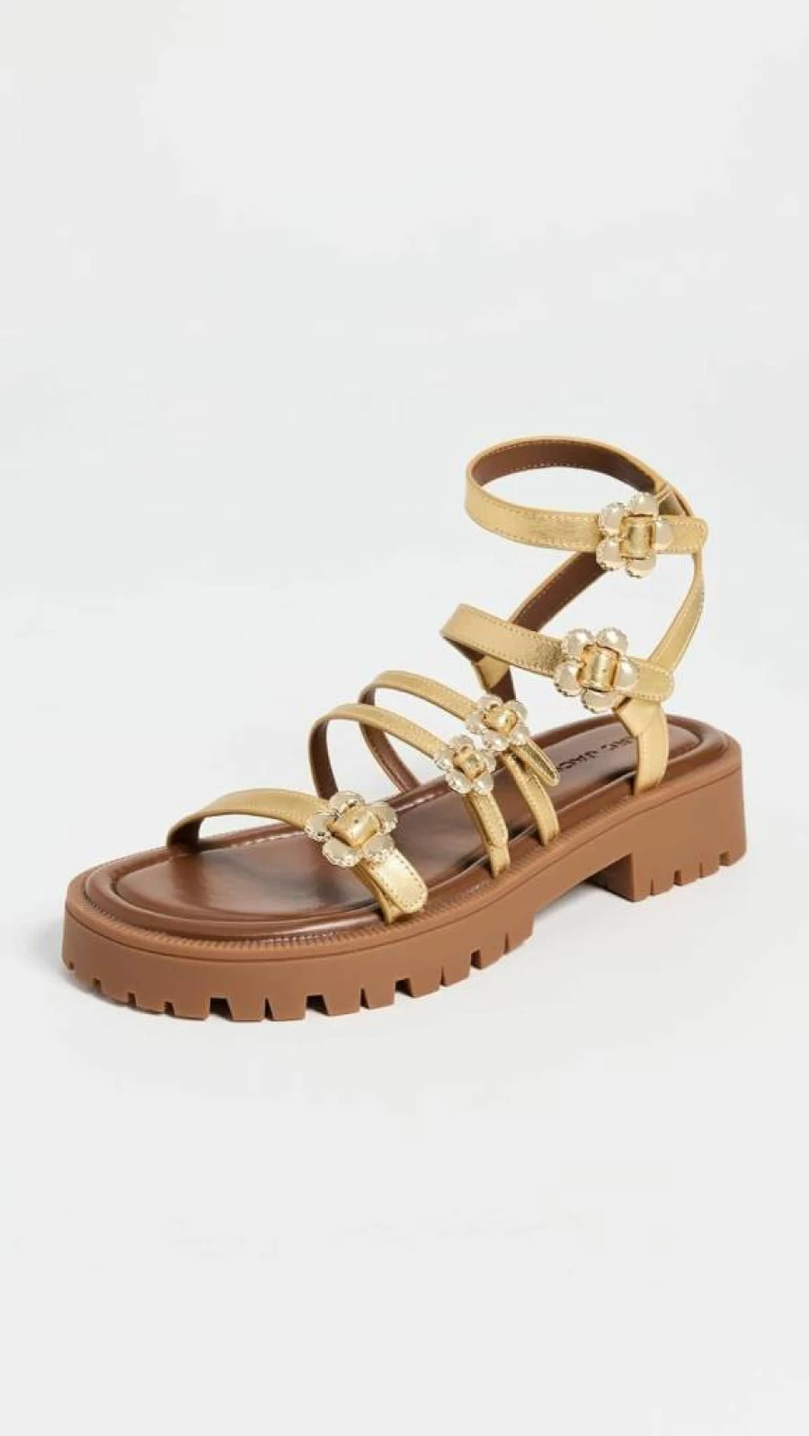 Marc Jacobs Women's The Kiki Gladiator Sandals - Stylish Leather Straps & Chunky Heel