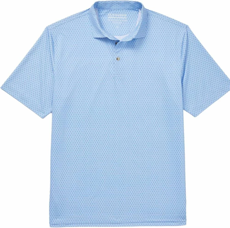 Fair Harbor Men's Compass Polo - Moisture Wicking, Lightweight & Breathable Everyday Shirt