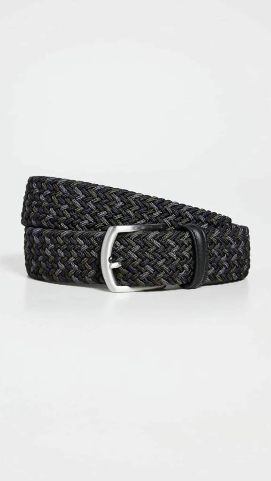 Anderson's Men's Casual Nylon Webbing Belt with Durable Metal Buckle for Everyday Wear