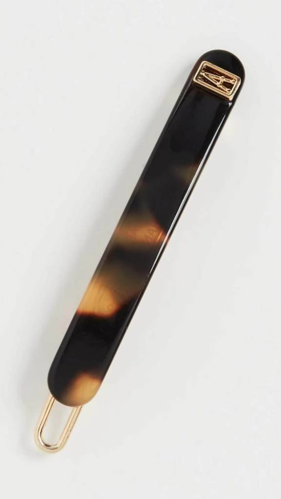 Alexandre de Paris Women's Elegant Black Barrette Hair Clip - One Size French Luxury Hair Accessory