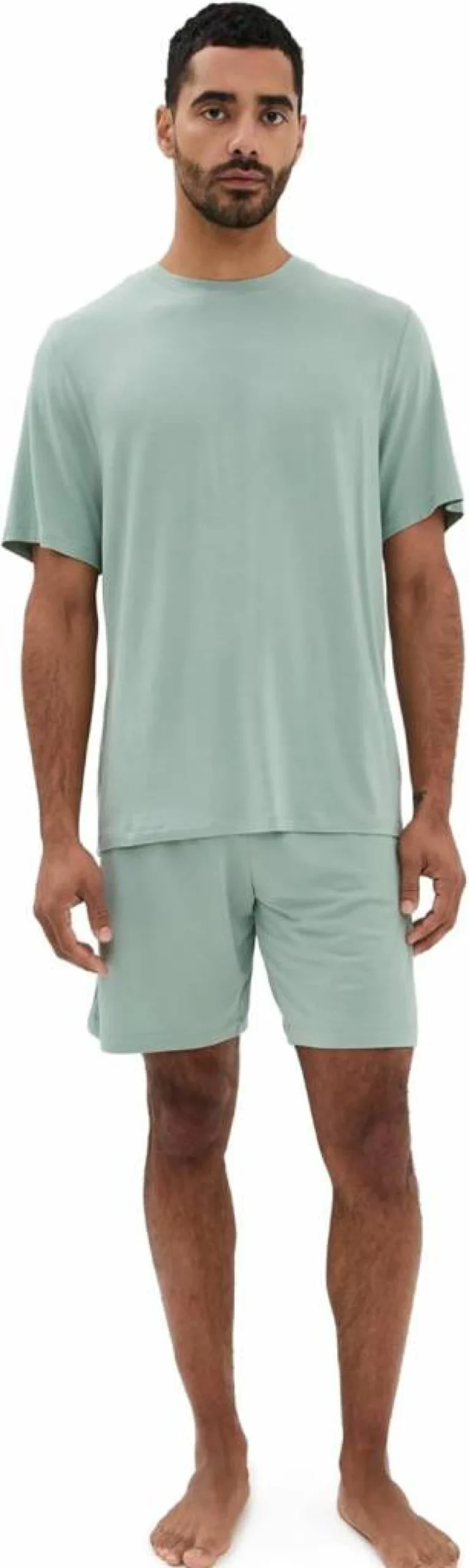Eberjey Henry Men's Pajama Set - Soft Sleep Shorts & Comfortable Lounge PJs