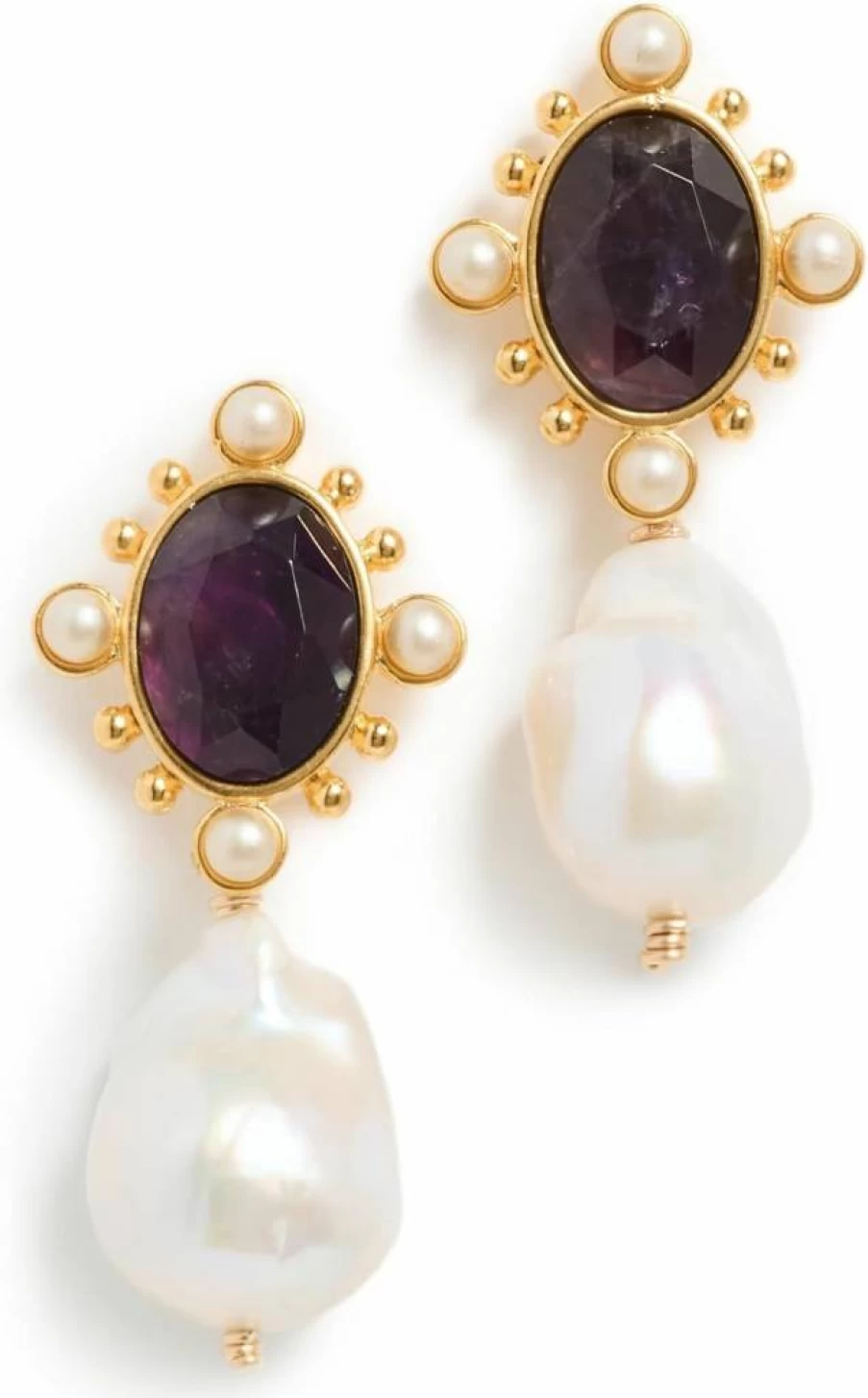 Brinker + Eliza Women's Rosalie Earrings – Elegant Hoop Earrings for Women