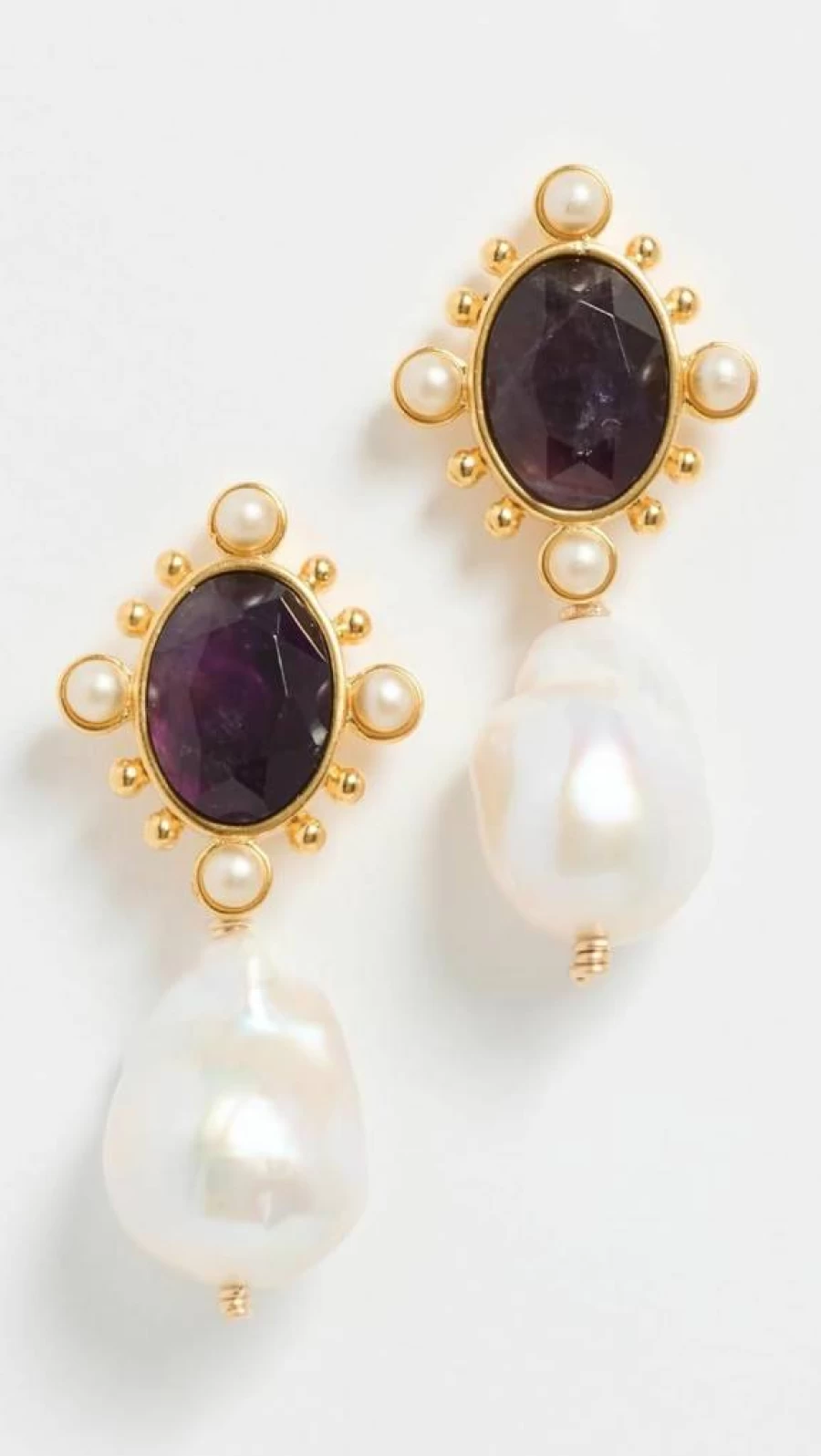 Brinker + Eliza Women's Rosalie Earrings – Elegant Hoop Earrings for Women
