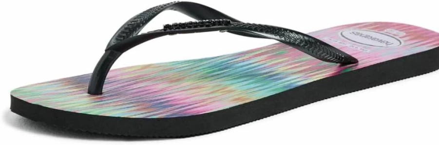 Havaianas Women's Slim Bright Flip Flops - Lightweight Comfortable Sandals for Summer