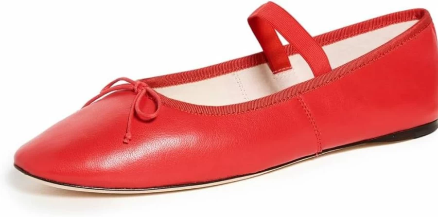 Loeffler Randall Leonie Women's Soft Ballet Flats | Comfortable & Stylish Leather Flat Shoes for Women