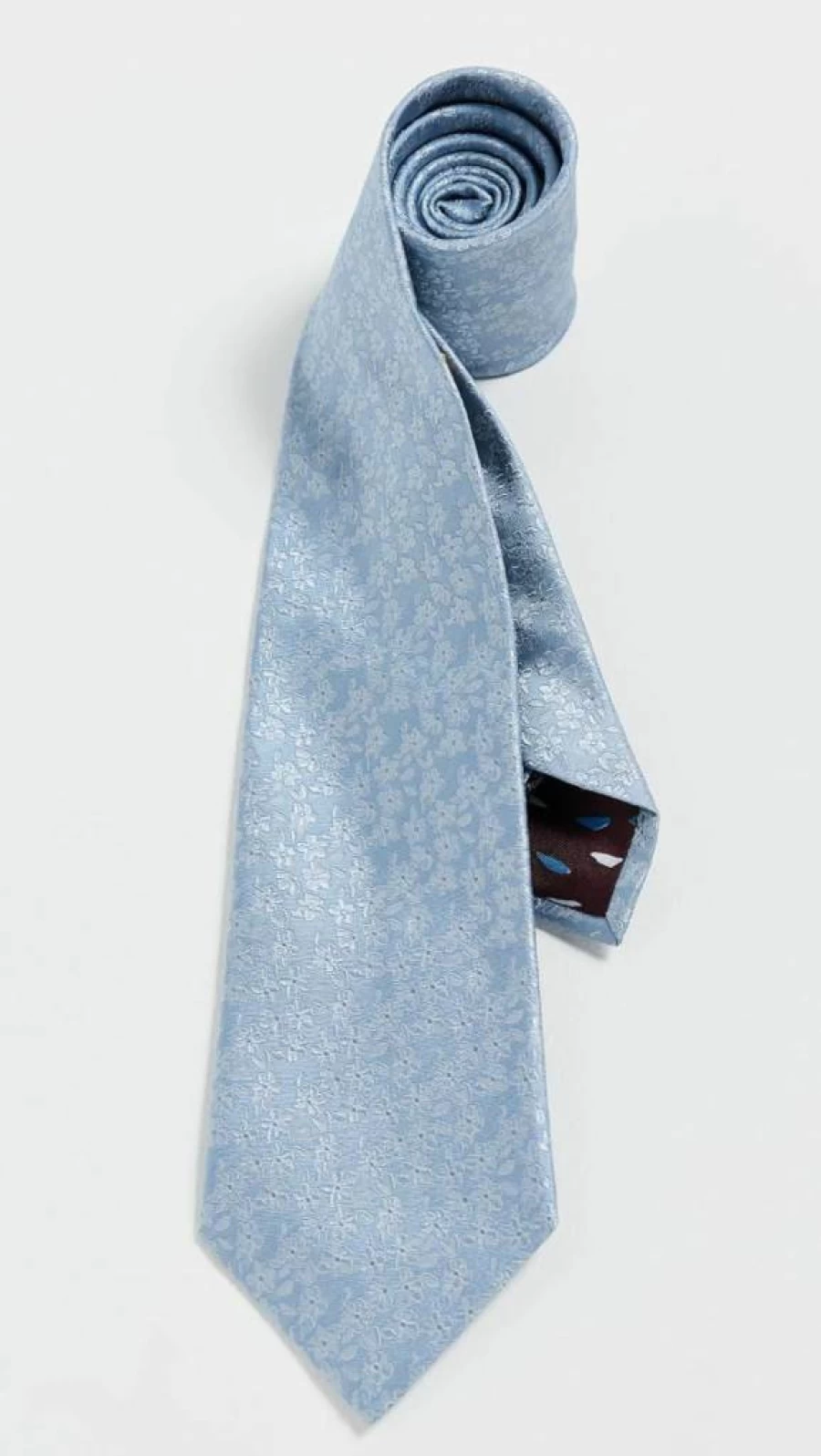 Paul Smith Men's Floral Silk Tie - Luxury Designer Necktie for Formal & Business Attire