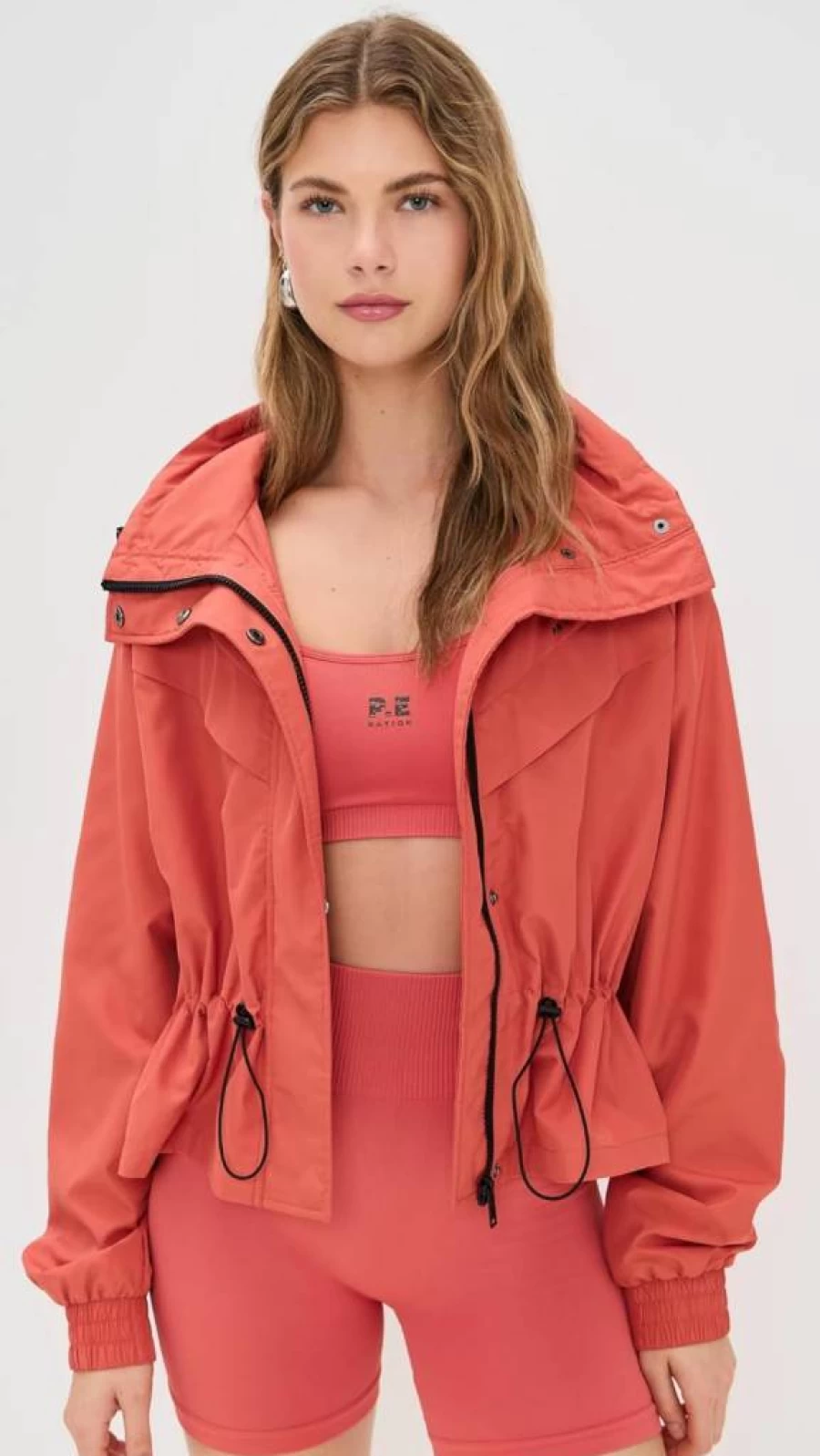 P.E NATION Women's Shelter Jacket - Stylish Waterproof Windbreaker for Outdoor Activities