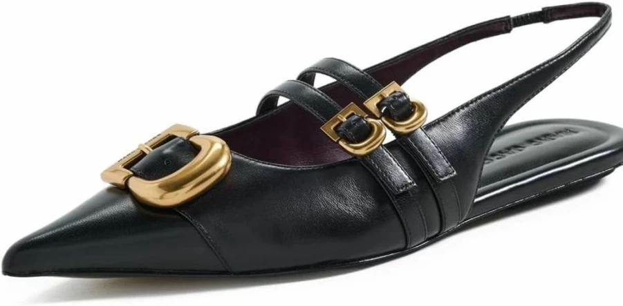 Marc Jacobs Women's The Doll Slingback Flat Shoes - Stylish Comfort for Everyday Wear