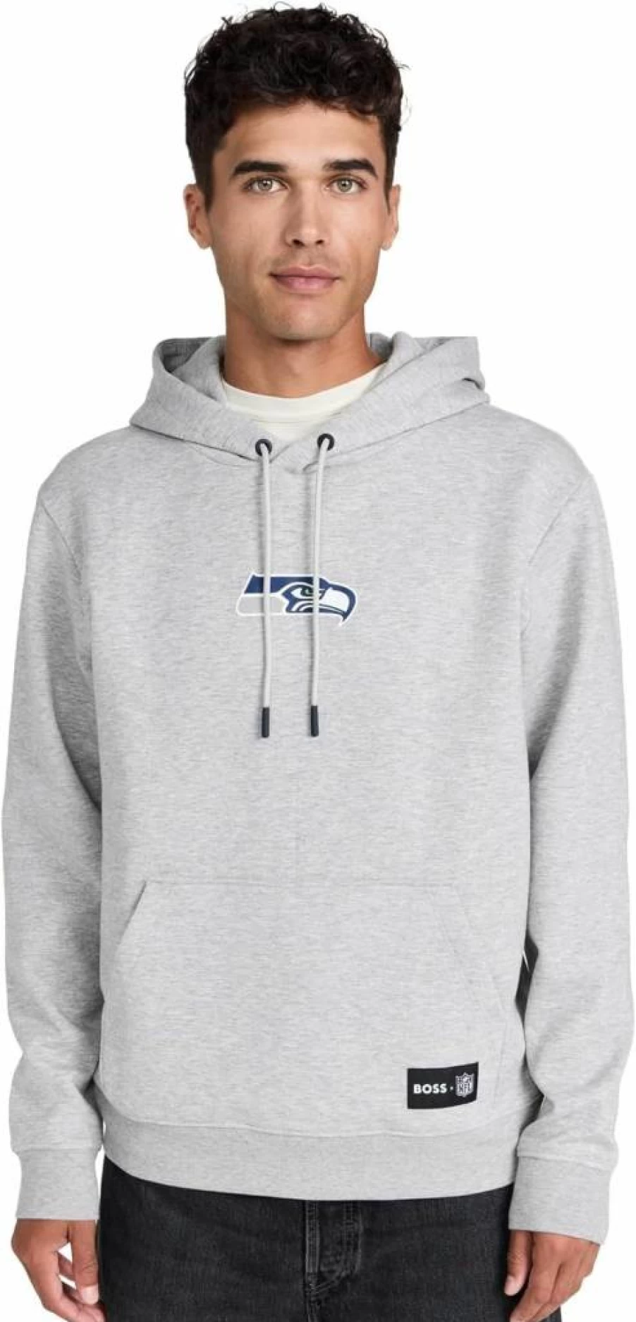 BOSS Men's Seattle Seahawks NFL Hooded Sweatshirt - Official Licensed Pullover