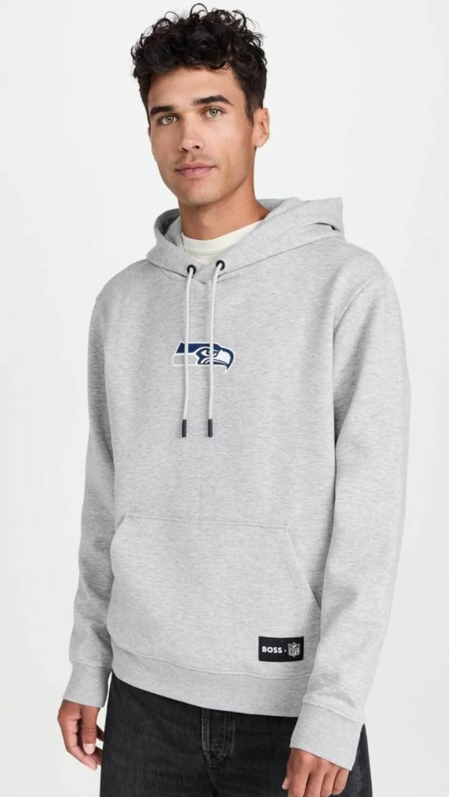 BOSS Men's Seattle Seahawks NFL Hooded Sweatshirt - Official Licensed Pullover