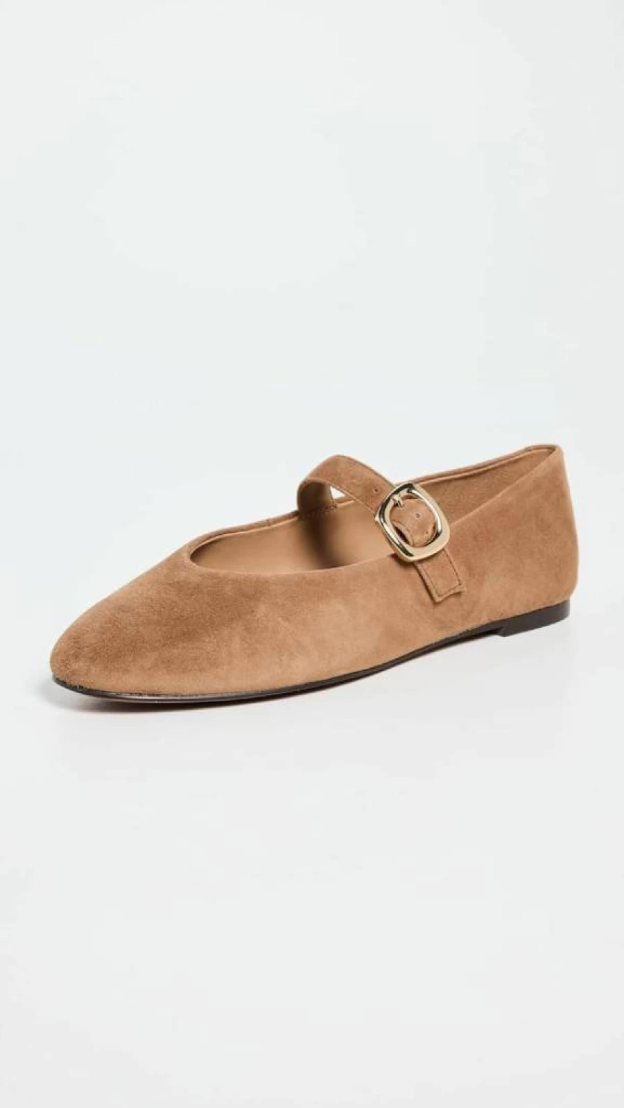 Madewell Women's Hera Grommet Mary Jane Flats - Classic Leather Slip-On Shoes with Decorative Hardware