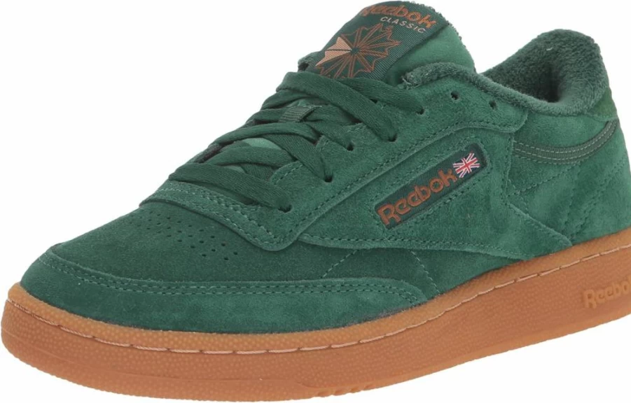 Reebok Club C 85 Unisex Sneakers - Men's 8.5 / Women's 10 - Classic White Tennis Shoes
