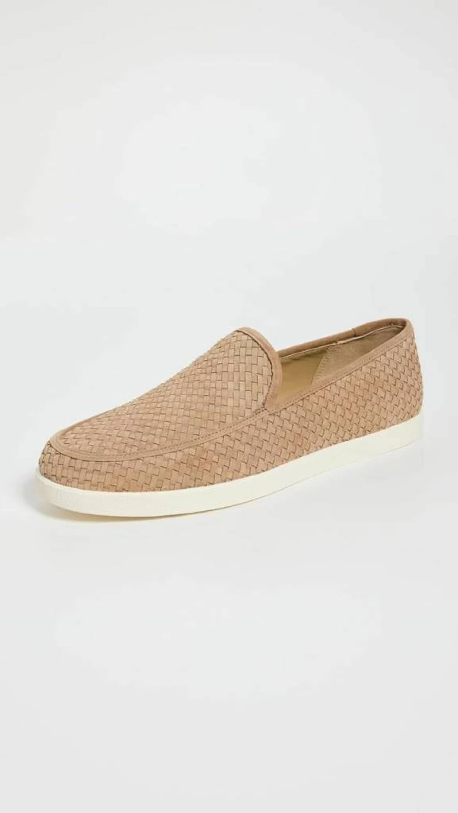 Vince Men's Sonoma Weave Loafers – Premium Leather Slip-On Shoes for Men