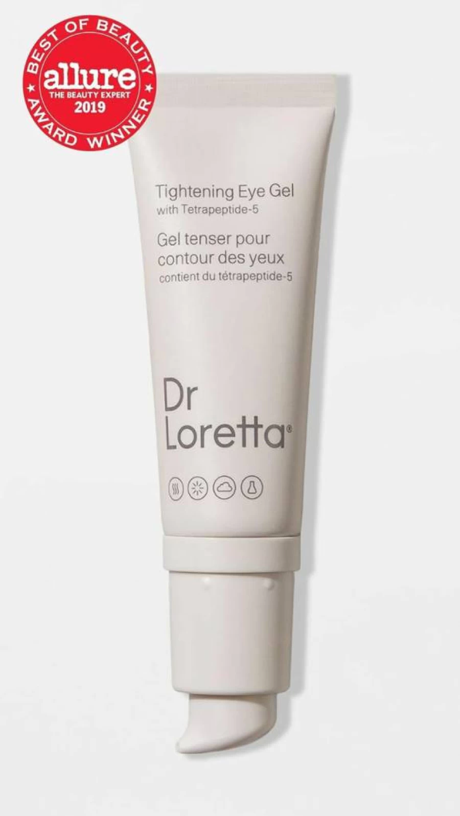 Dr. Loretta Anti-Aging Eye Gel for Firming & Brightening, 0.68 Oz, Ophthalmologist-Tested, Fragrance-Free, Clear Formula