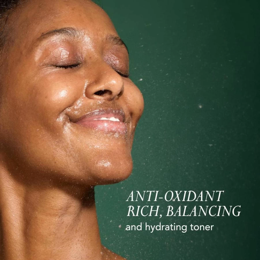 Amazon Hydrating Face Toner with Hyaluronic Acid & 1% Glycolic Acid - Rose Water Infused Super Nutrient Elixir for All Skin Types - 4.4 Fl.Oz