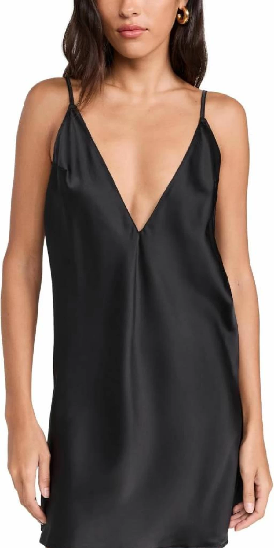Bluebella Clea Satin Chemise for Women - Luxury Lingerie Short Slip Nightwear