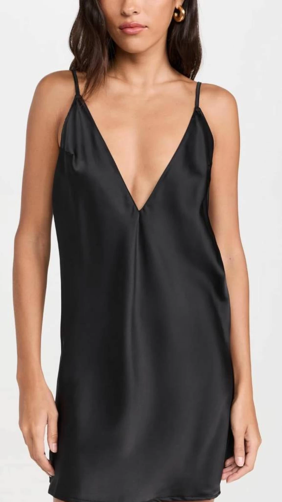 Bluebella Clea Satin Chemise for Women - Luxury Lingerie Short Slip Nightwear