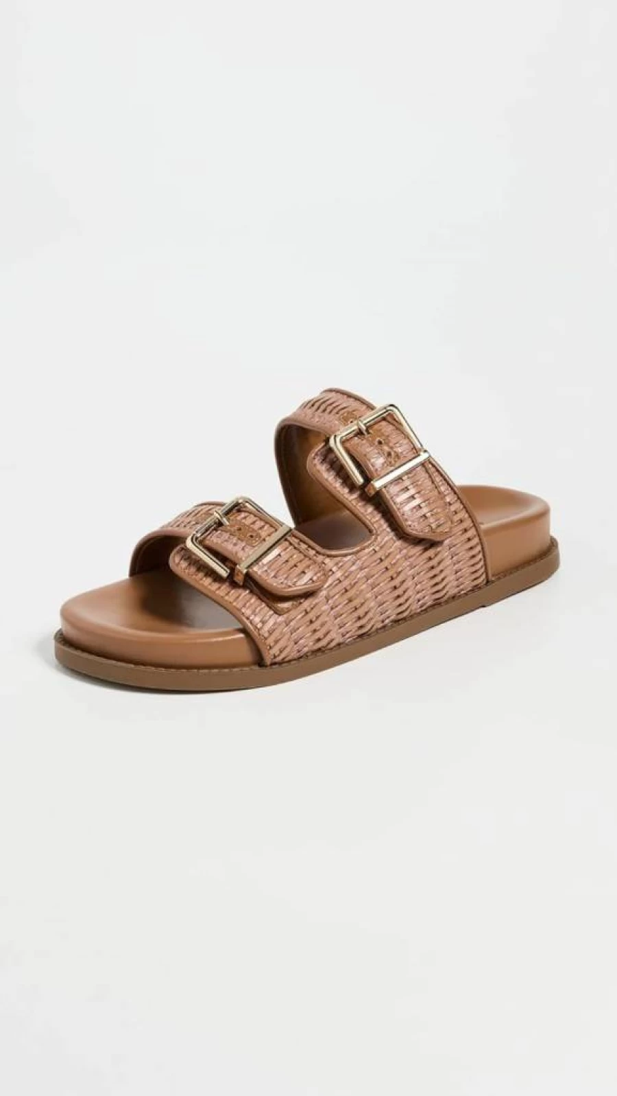 SCHUTZ Naomi Women's Comfortable Footbed Sandals - Stylish Summer Slide Shoes