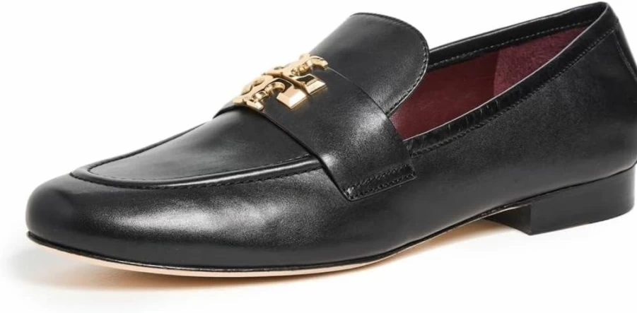 Tory Burch Women's Eleanor Leather Loafers - Classic Comfortable Slip-On Shoes for Women