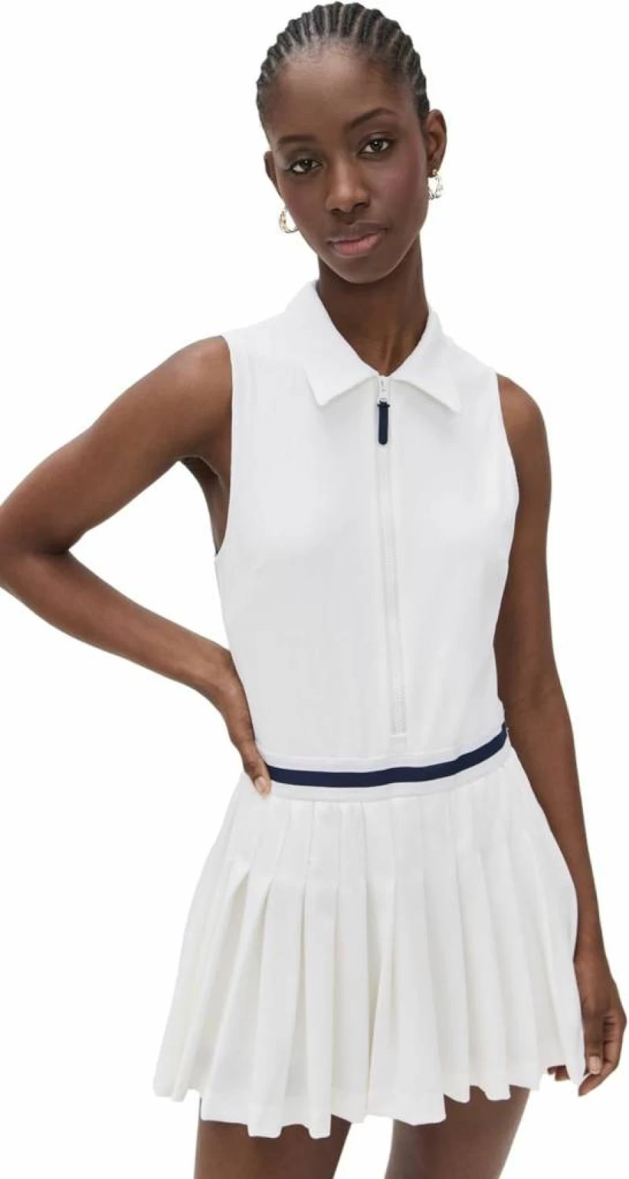 The Upside Women's Renshaw Beth Pleated Dress - Stylish & Elegant Casual Wear