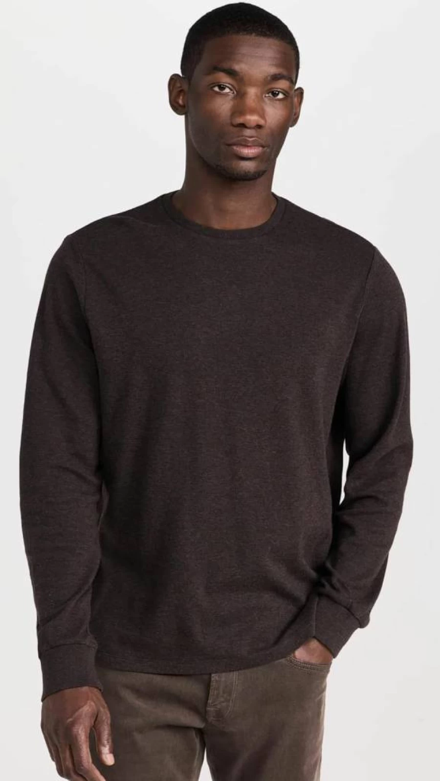 FRAME Men's Duo-Fold T-Shirt - Slim Fit Casual Tee for Men