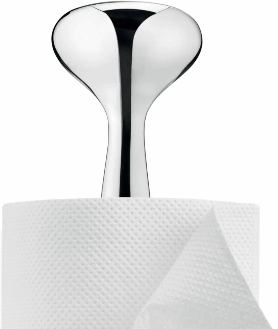 Georg Jensen Alfredo Stainless Steel Kitchen Roll Holder for Women - Modern Home Accessory