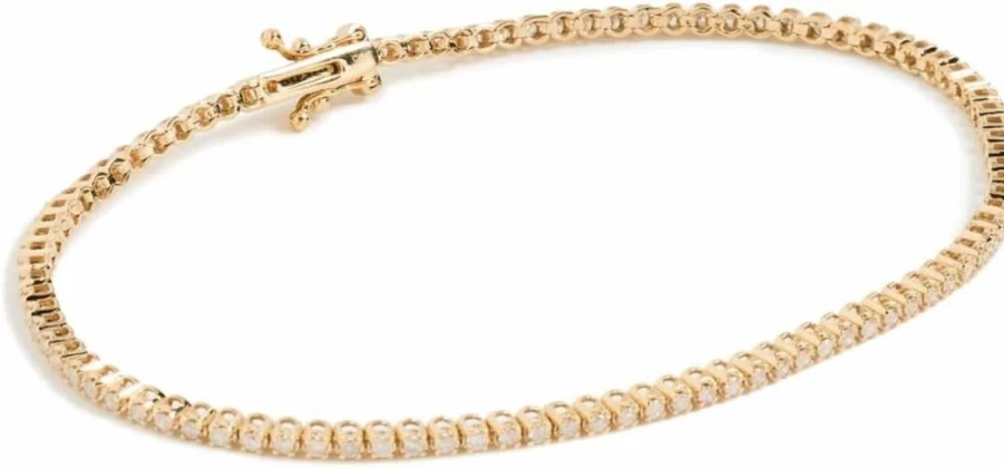 ADINA EDEN 14K Gold 1 Carat Diamond Tennis Bracelet for Women