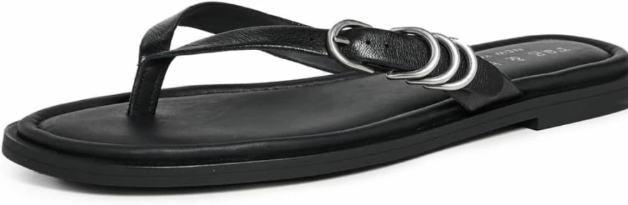 Rag & Bone Women's Gia Thong Sandals – Stylish Leather Flip Flops for Women