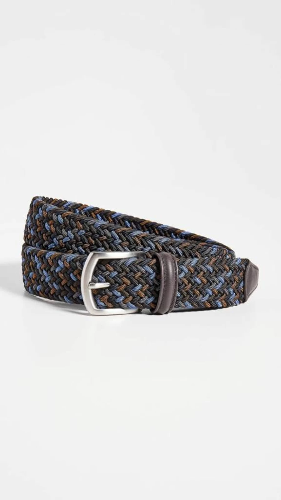 Anderson's Men's Casual Nylon Woven Belt - Adjustable Multi-Color Strap, Size 36, Model 135
