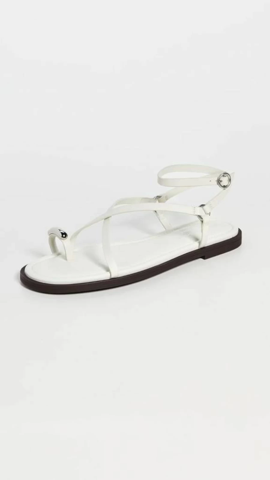Rag & Bone Women's Geo Strappy Sandals with Ring Detail – Stylish Summer Footwear