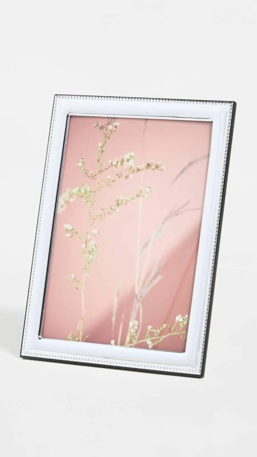 Tizo Design Silver 5x7 Photo Frame for Women - Elegant Picture Frame for Wall or Tabletop Display