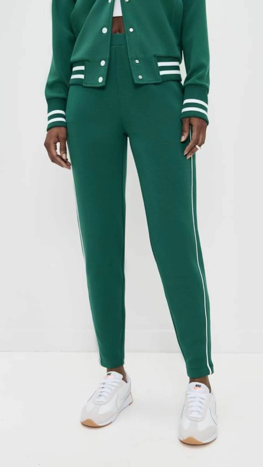 Varley Women's Slim Cuff Pants - High-Waisted Athletic Trousers for Yoga & Running