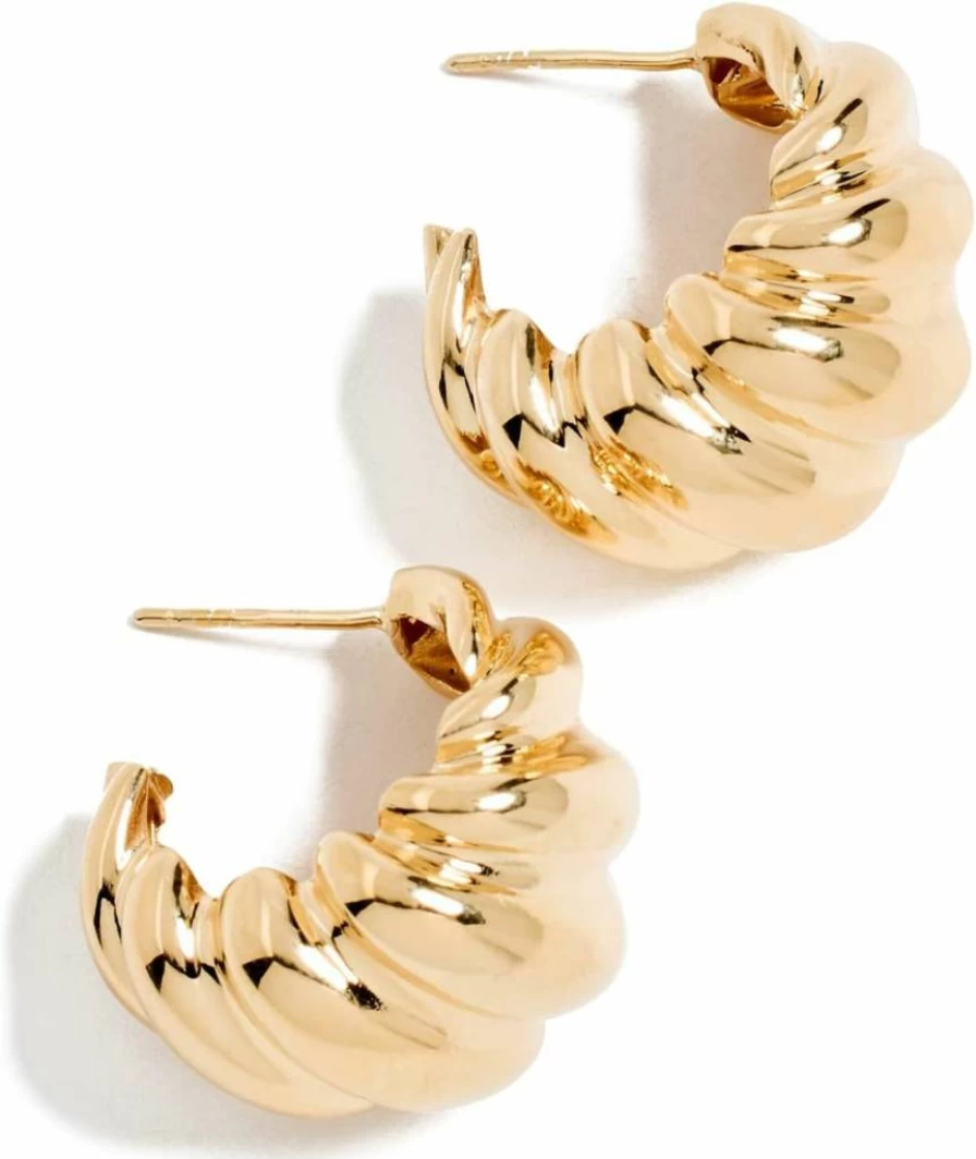 Jennifer Zeuner Pearl Stud Earrings for Women – 1 Inch Classic White Pearl Earrings