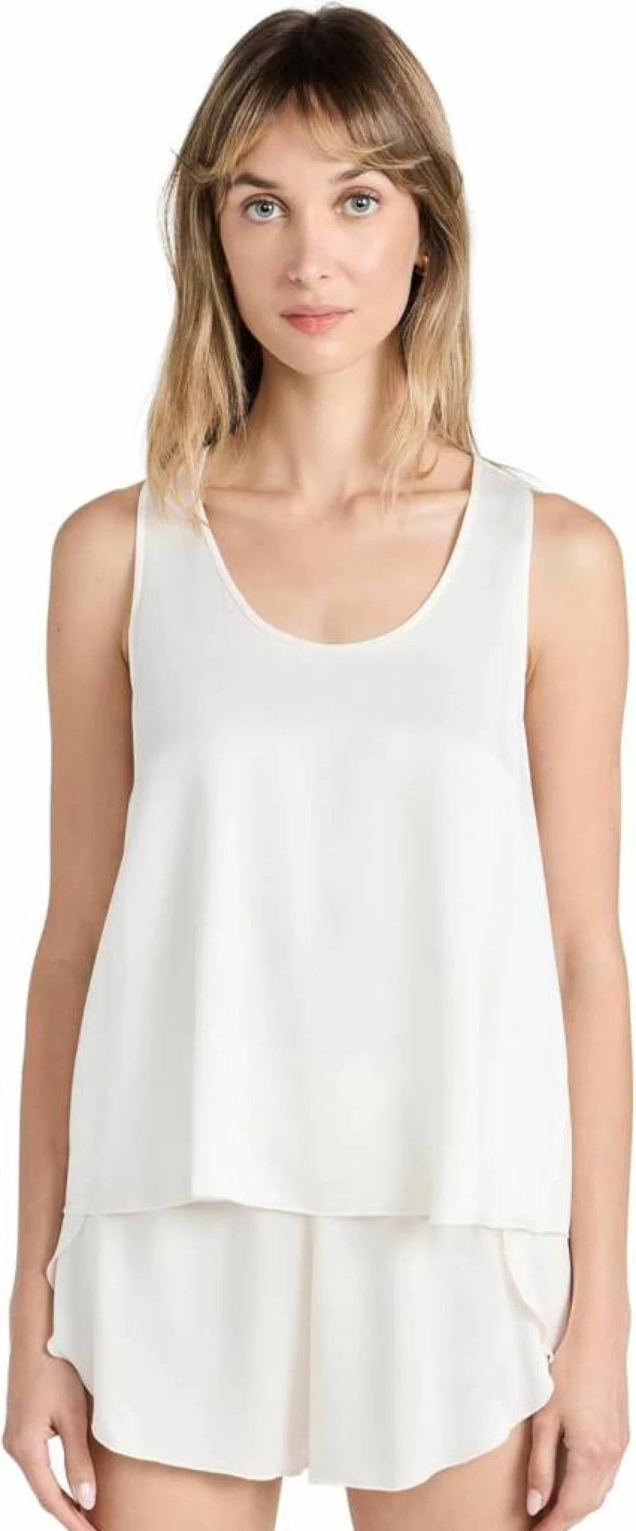 Lunya Washable Silk Tulip Back Set - Soft & Breathable Sleepwear for Women