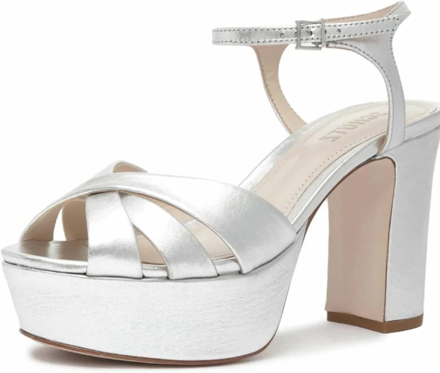 SCHUTZ Keefa Platform Sandals for Women - Chunky Heel Dress Sandals