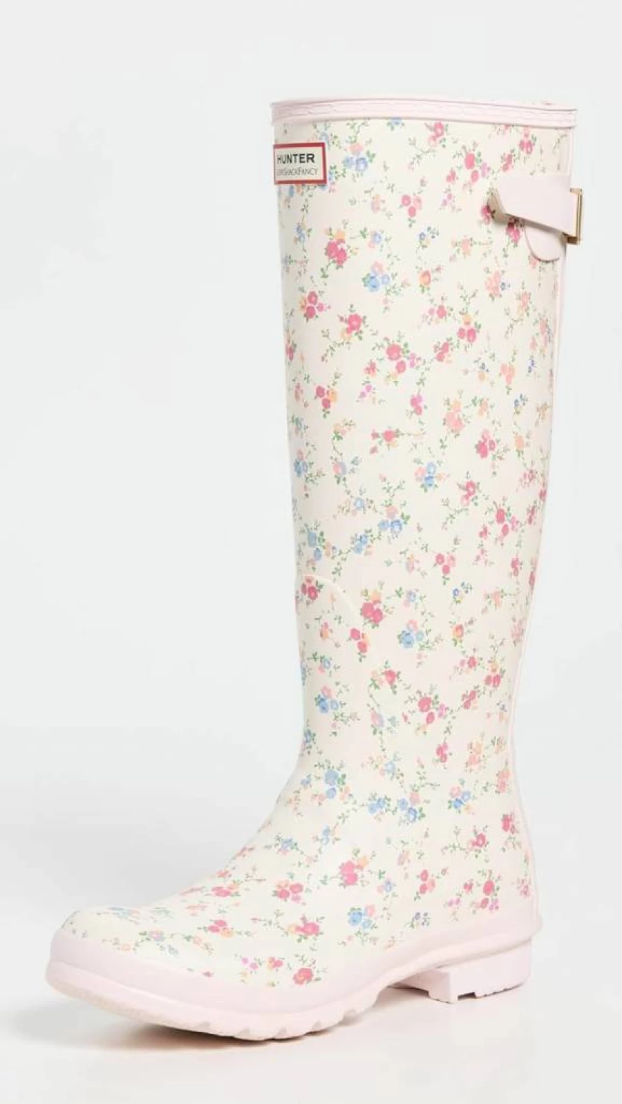 Hunter Women's Original Tall Adjustable Rain Boots - Loveshackfancy Collaboration Waterproof Outdoor Footwear