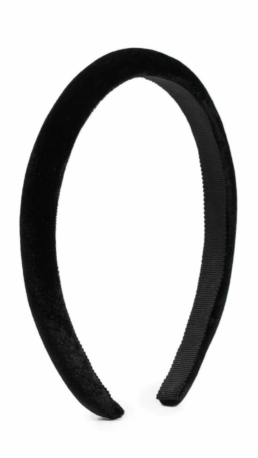 Jennifer Behr Tiana Velvet Headband for Women - Black One Size Hair Accessory