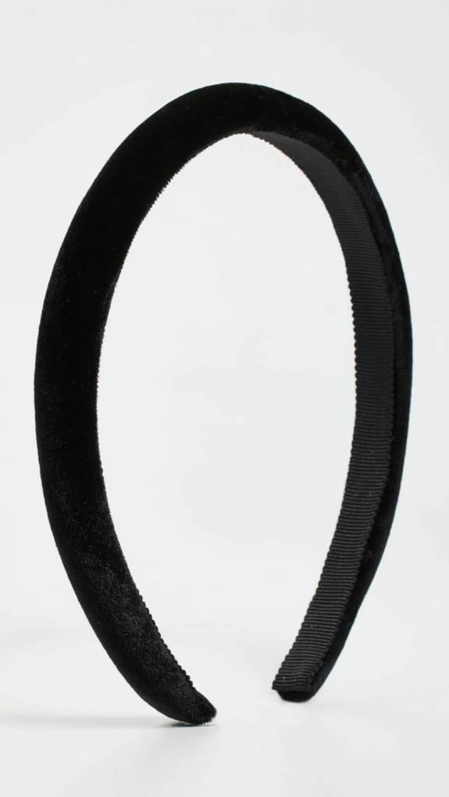 Jennifer Behr Tiana Velvet Headband for Women - Black One Size Hair Accessory