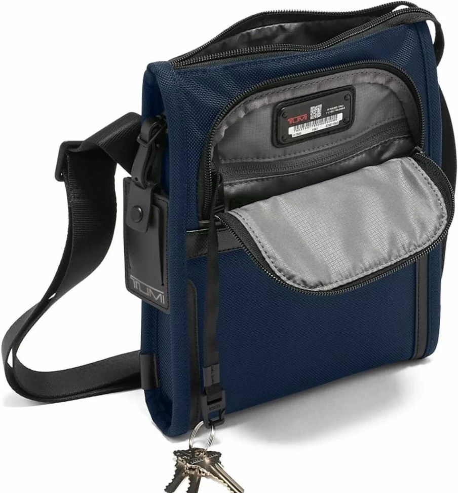 TUMI Alpha Compact Crossbody Bag for Men & Women - Lightweight Travel Shoulder Bag with Secure Pockets
