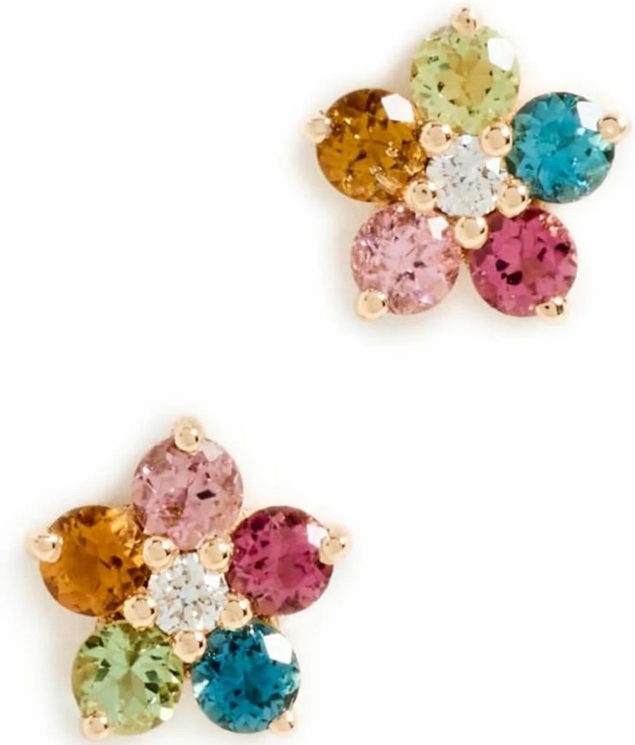 Ariel Gordon Jewelry Women's Tourmaline & Diamond Aurora Stud Earrings