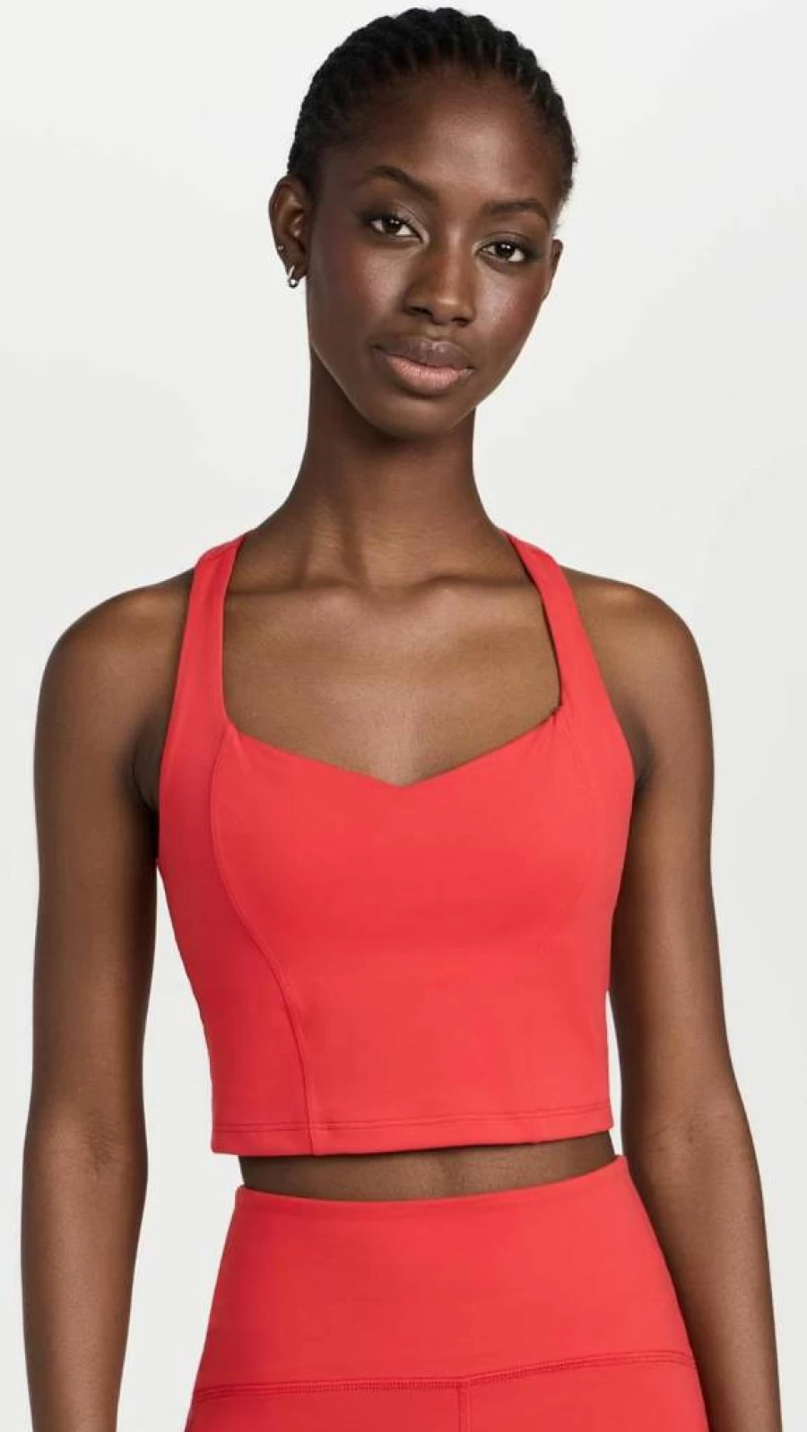 Beyond Yoga Women's PowerBeyond Intensity Crop Top - Racerback Workout Top for Women